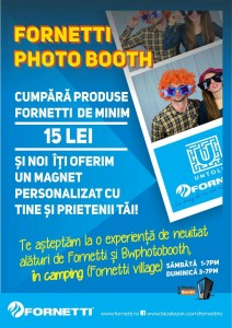 BW Photo Booth la Festivalul Untold 2016 - Branding Fornetti Romania